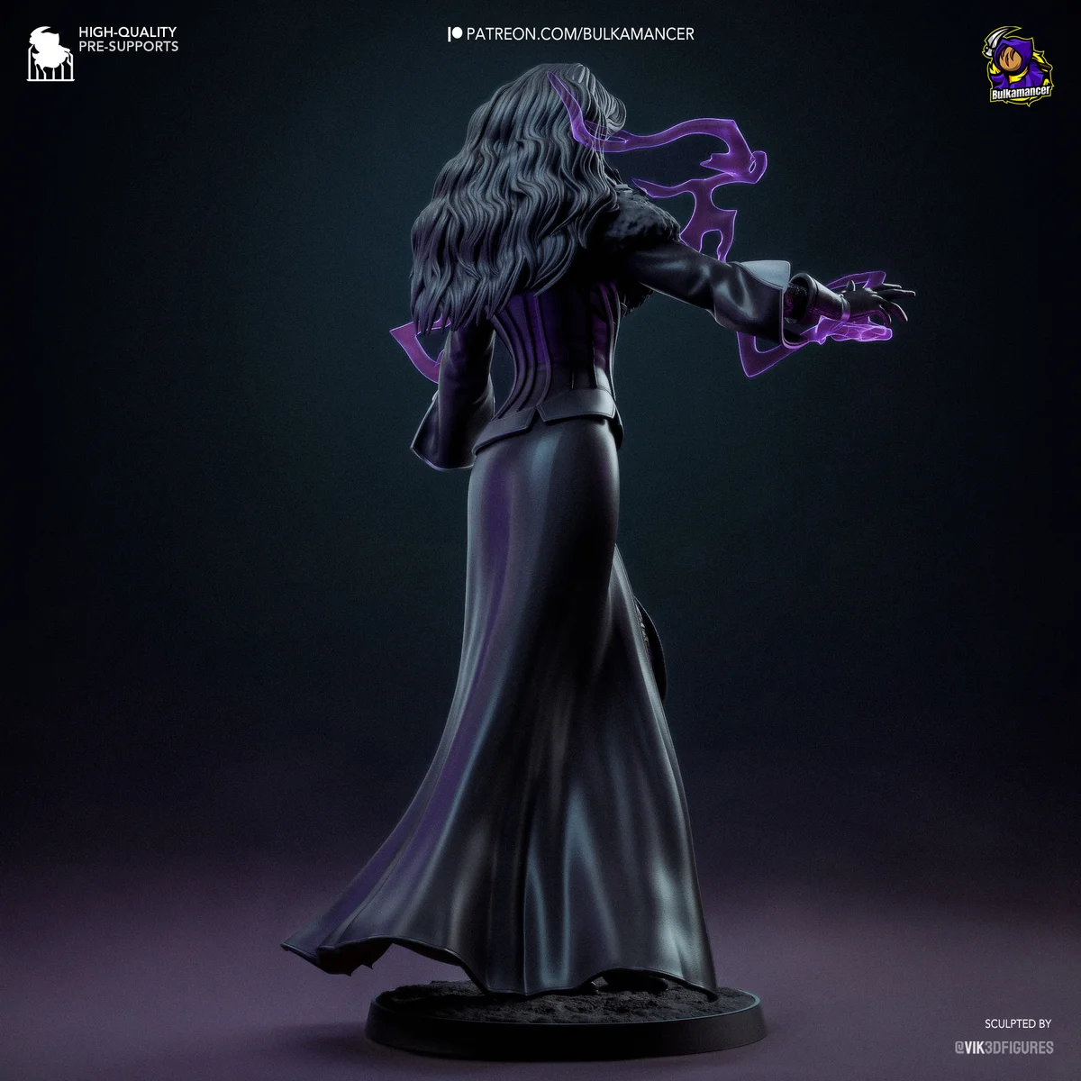 Yennefer | Fan Art | 3D Printed Resin Model Garage Kit | *Un-Painted* | Bulkamancer 4