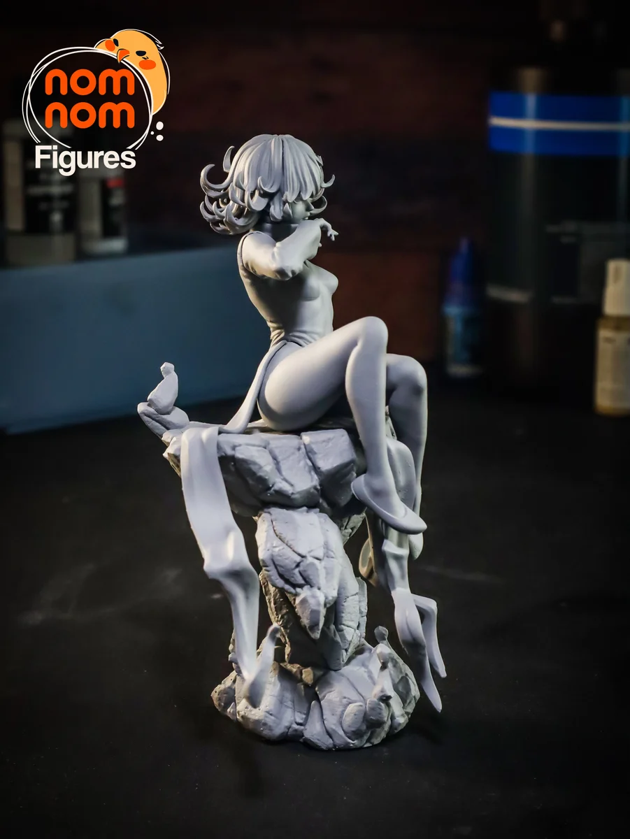 Tatsumaki | Fan Art | 3D Printed Resin Model Garage Kit | *Un-Painted* | Nomnom 9