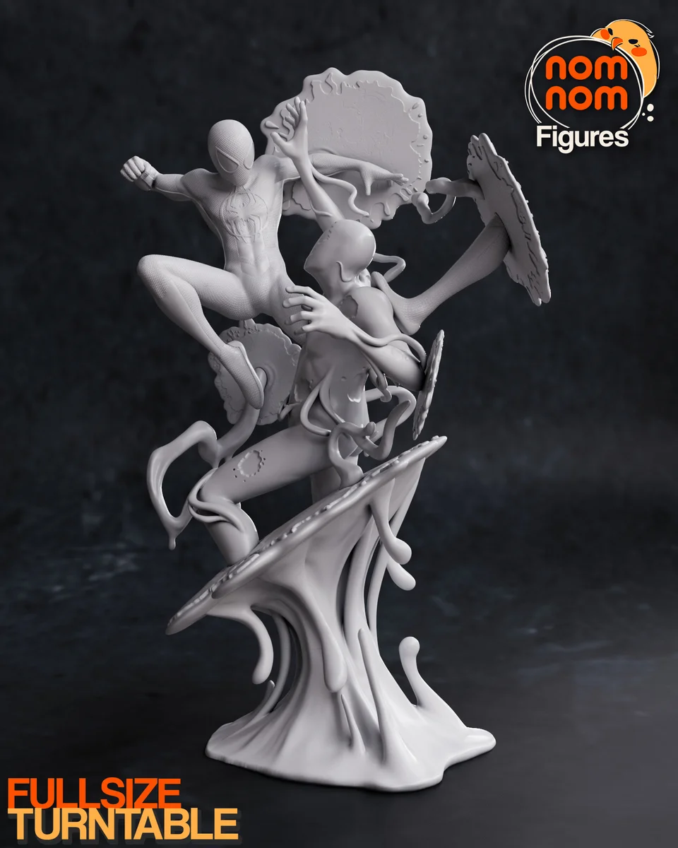 Miles Morales | Fan Art | 3D Printed Resin Model Garage Kit | *Un-Painted* | Nomnom 6