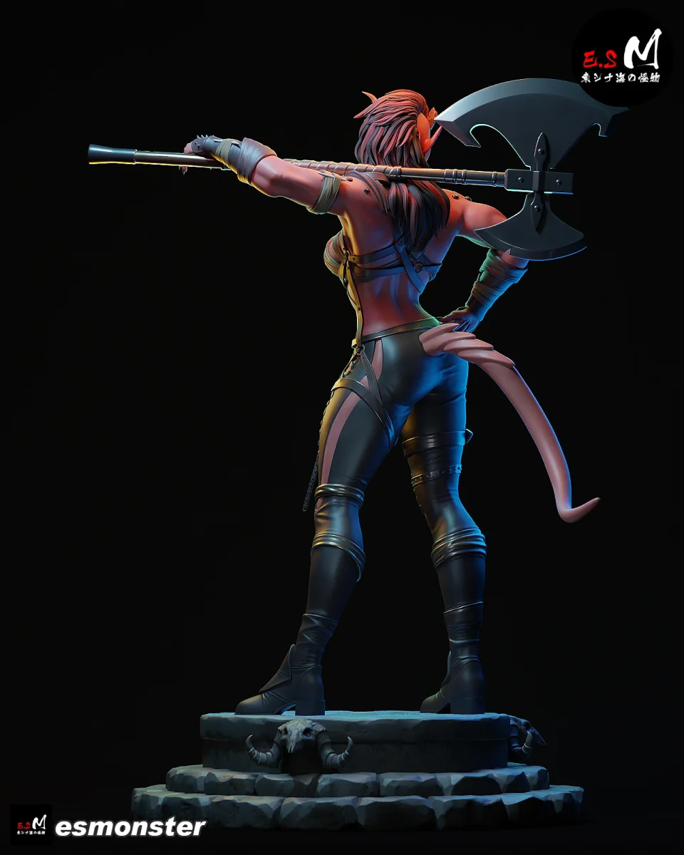Karlach | Fan Art | 3D Printed Resin Model Garage Kit | *Un-Painted* | ES Monster 6