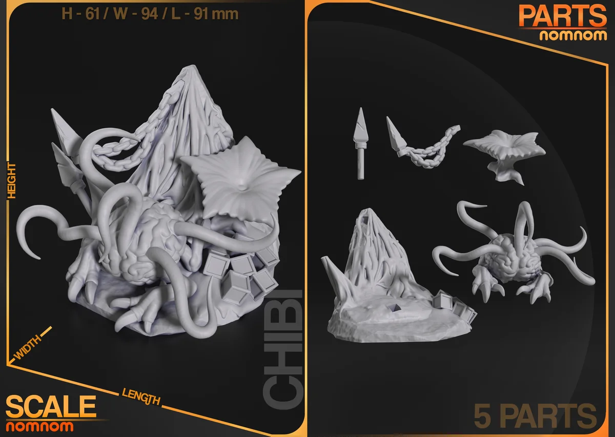 Chibi Us | Fan Art | 3D Printed Resin Model Garage Kit | *Un-Painted* | Nomnom 3