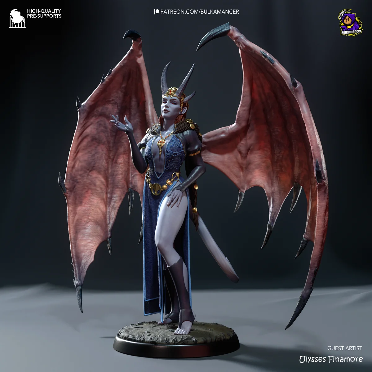 Mizora | Fan Art | 3D Printed Resin Model Garage Kit | *Un-Painted* | Bulkamancer 3