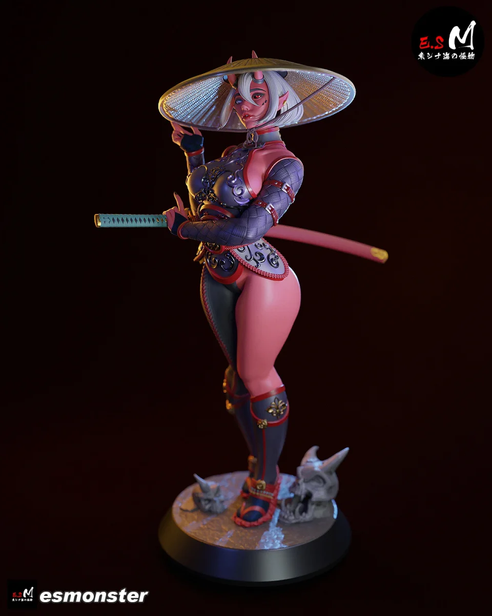 Oni | Fan Art | 3D Printed Resin Model Garage Kit | *Un-Painted* | ES Monster 4