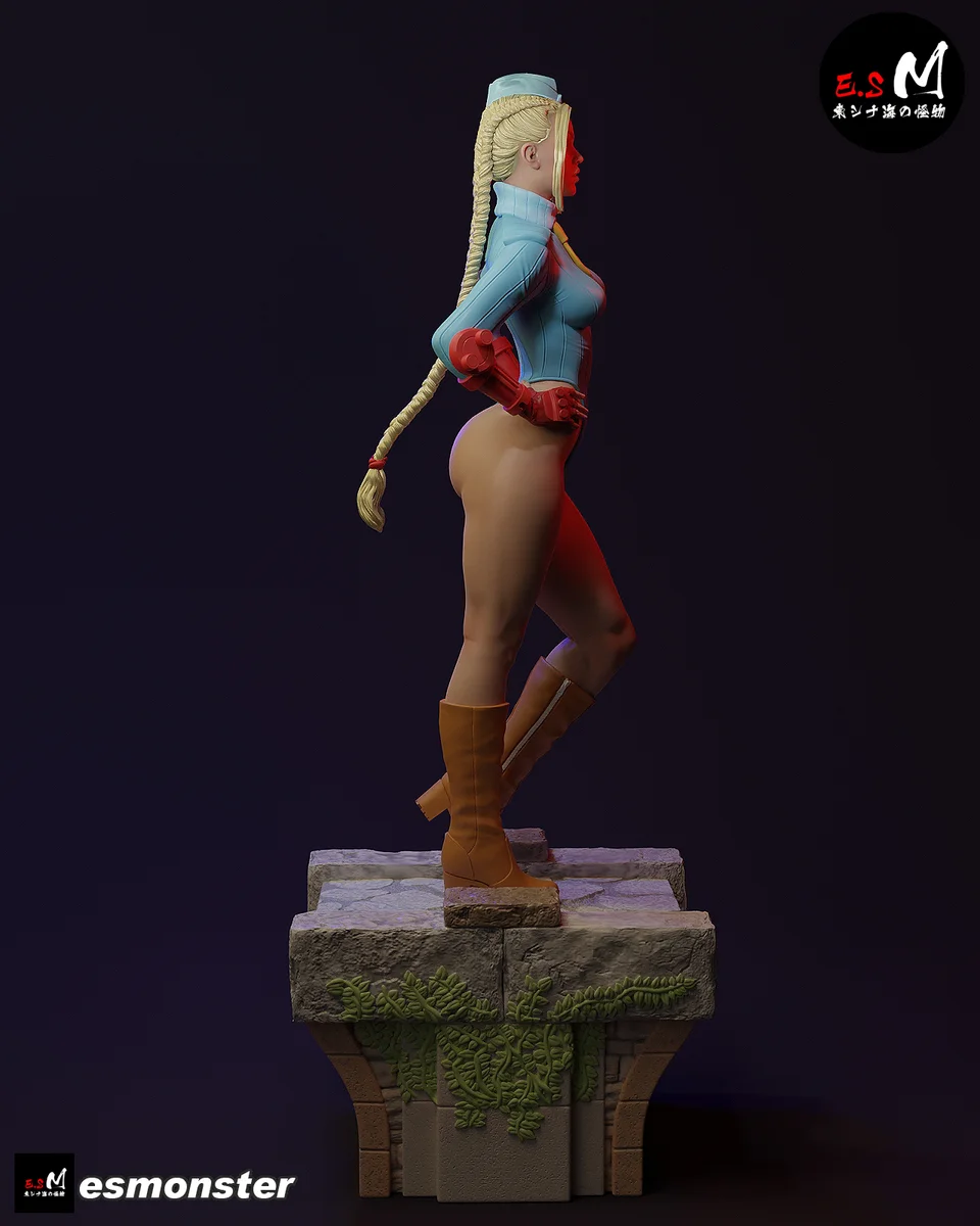 Cammy P4 | Fan Art | 3D Printed Resin Model Garage Kit | *Un-Painted* | ES Monster 4