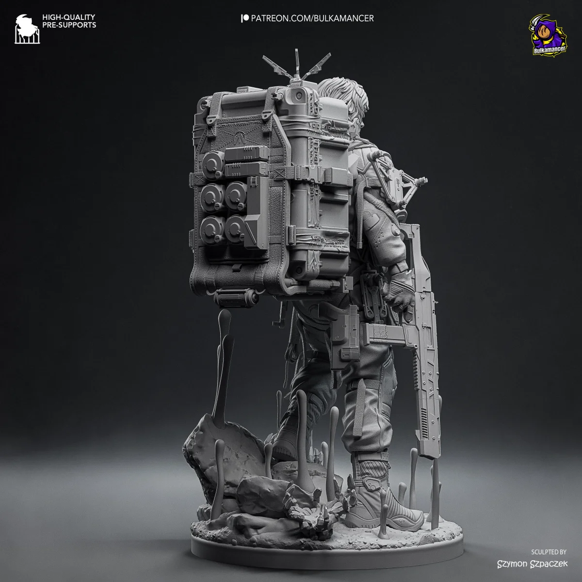 Sam | Fan Art | 3D Printed Resin Model Garage Kit | *Un-Painted* | Bulkamancer 8