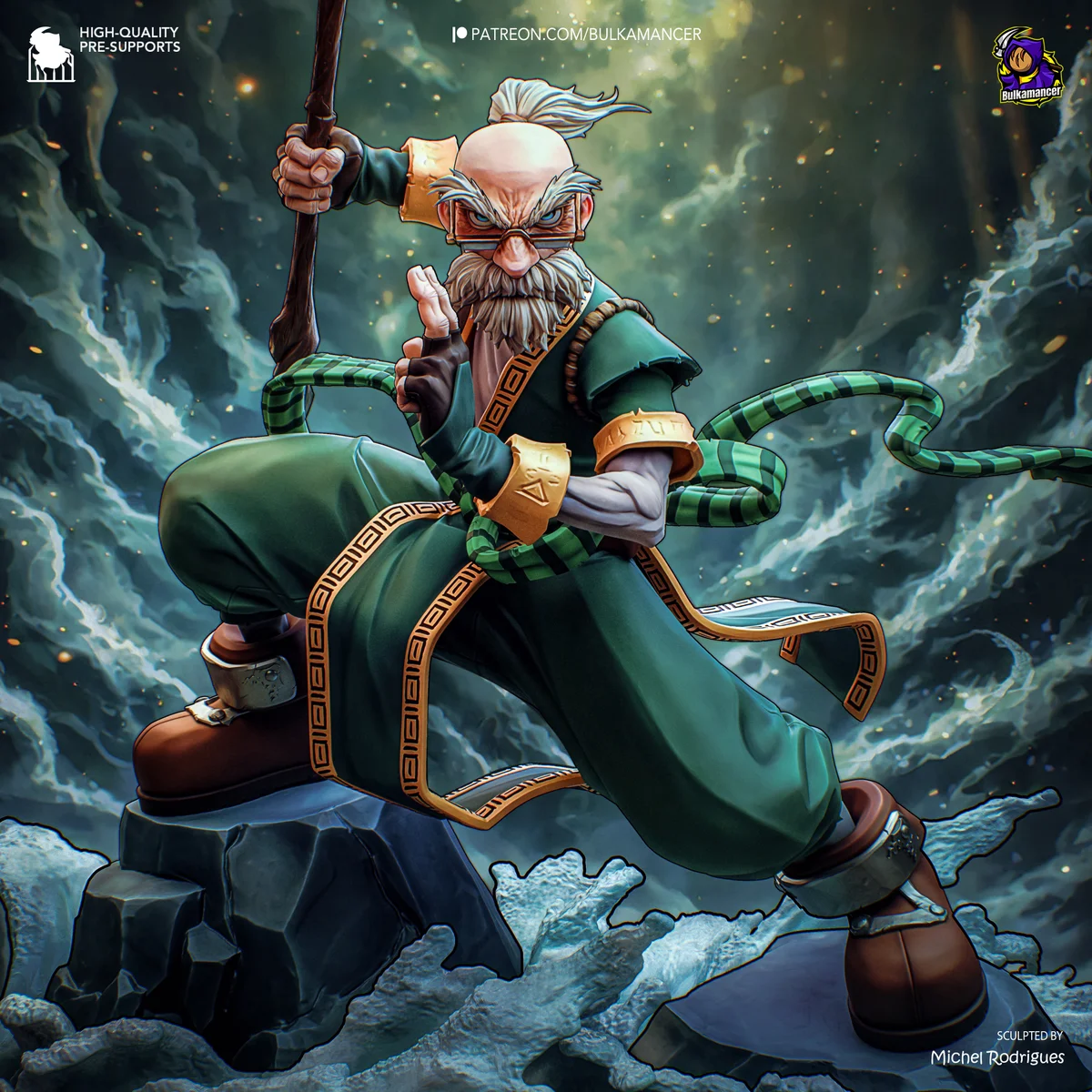 Knolan | Fan Art | 3D Printed Resin Model Garage Kit | *Un-Painted* | Bulkamancer