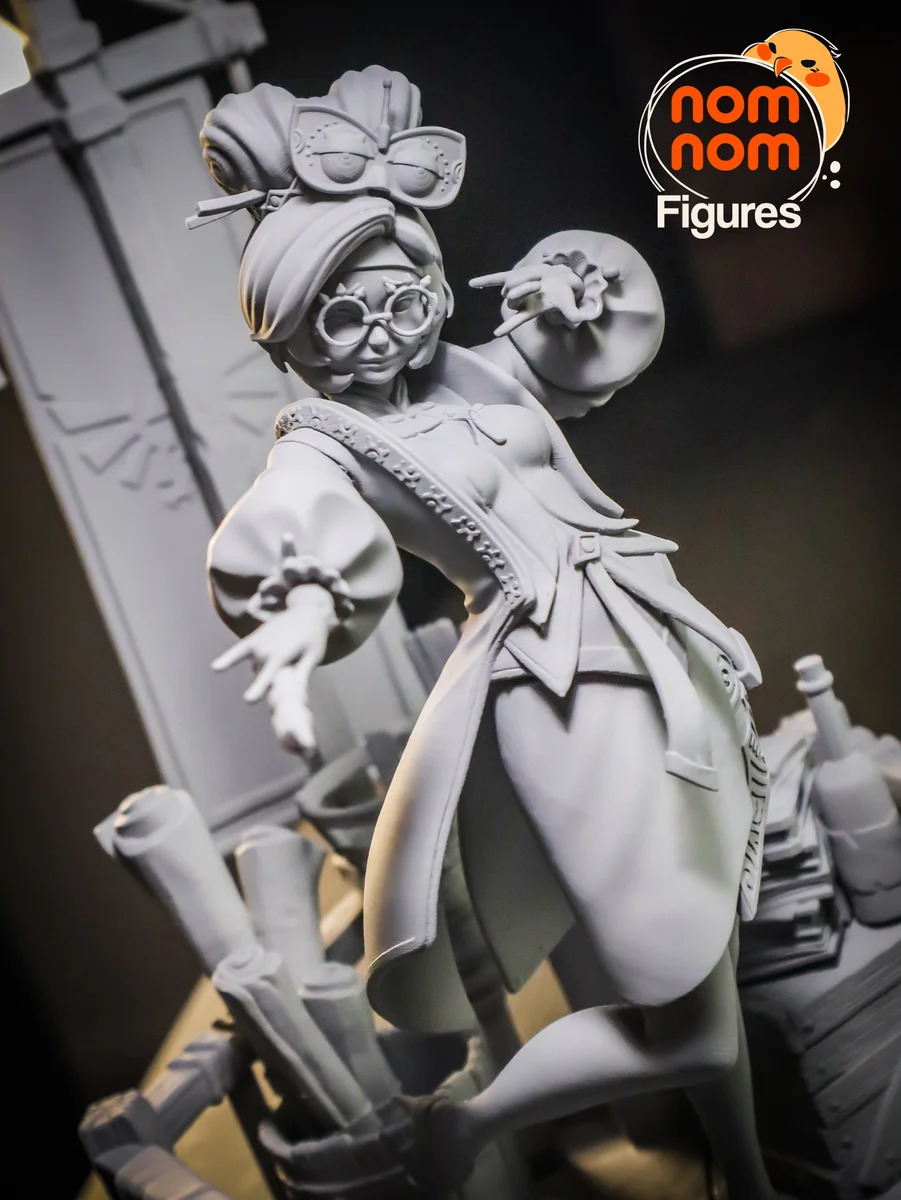 Purah | Fan Art | 3D Printed Resin Model Garage Kit | *Un-Painted* | Nomnom 15