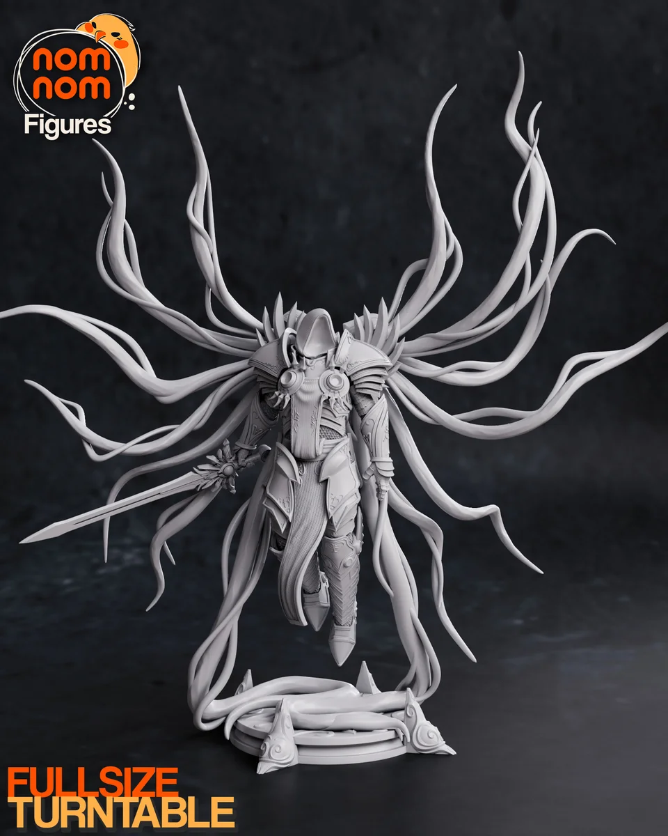 Tyrael | Fan Art | 3D Printed Resin Model Garage Kit | *Un-Painted* | Nomnom 3
