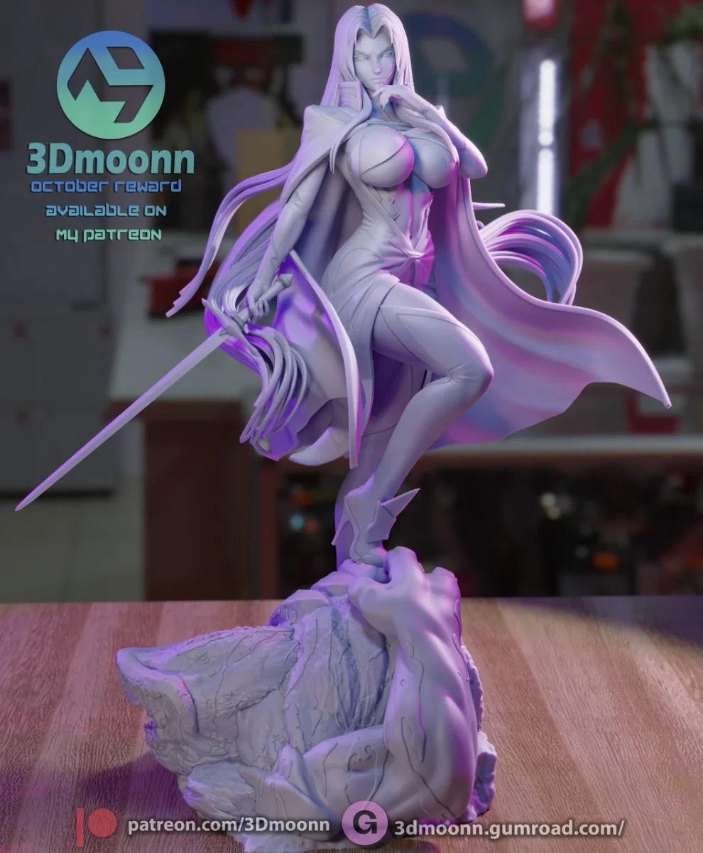 Ingrid | Fan Art | 3D Printed Resin Model Garage Kit | *Un-Painted* | 3DMoonn 5