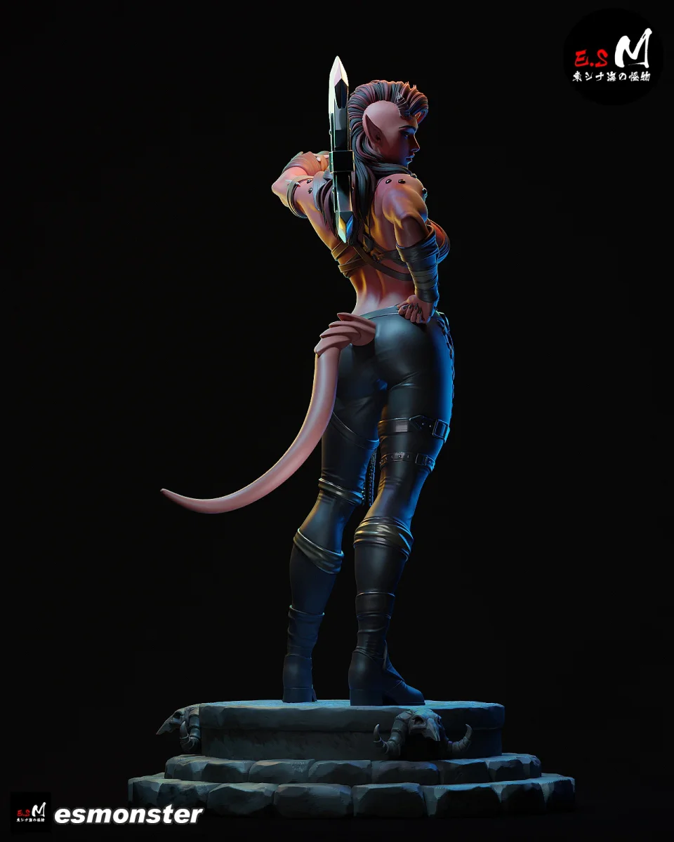 Karlach | Fan Art | 3D Printed Resin Model Garage Kit | *Un-Painted* | ES Monster 4
