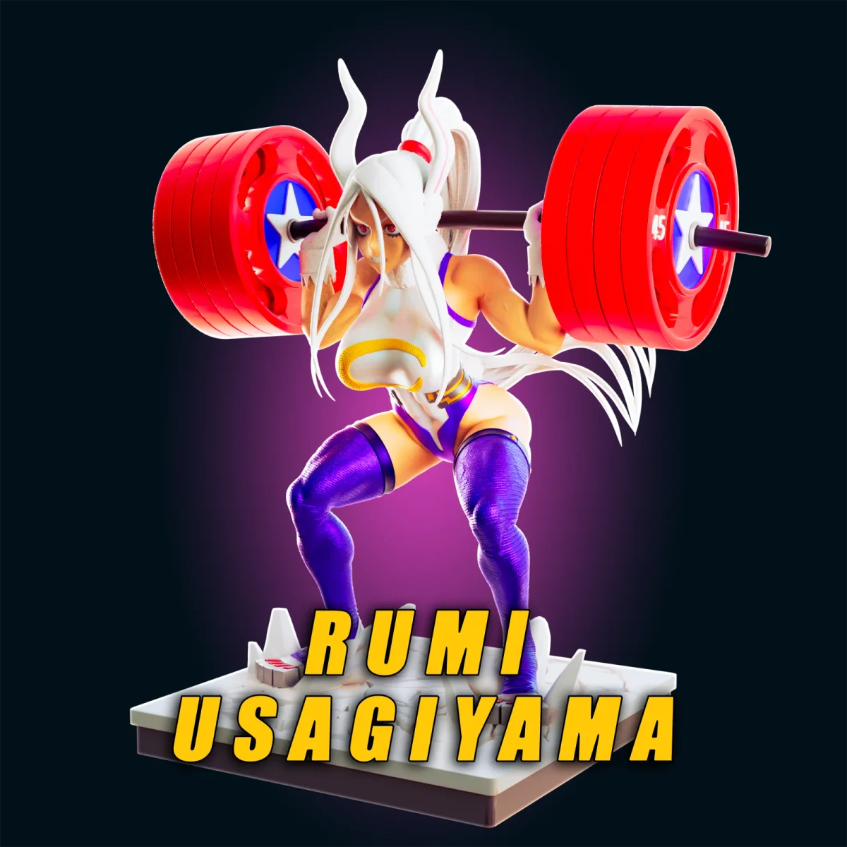 Rumi | Fan Art | 3D Printed Resin Model Garage Kit | *Un-Painted* | Officer Rhu