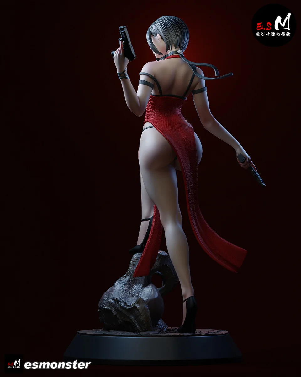 Ada Wong v2 | Fan Art | 3D Printed Resin Model Garage Kit | *Un-Painted* | ES Monster 5