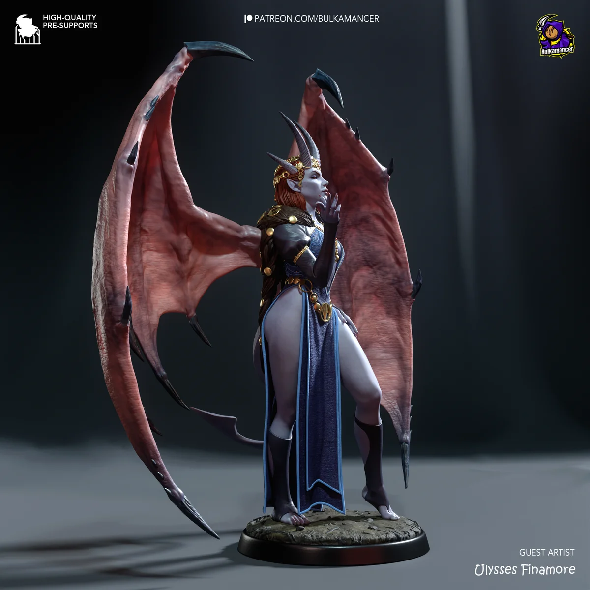Mizora | Fan Art | 3D Printed Resin Model Garage Kit | *Un-Painted* | Bulkamancer 4