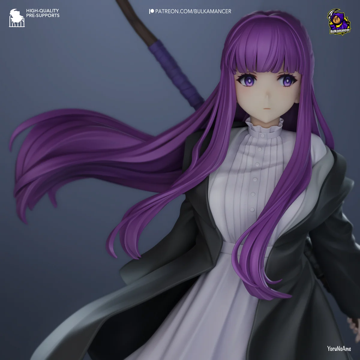 Fern | Fan Art | 3D Printed Resin Model Garage Kit | *Un-Painted* | Bulkamancer
