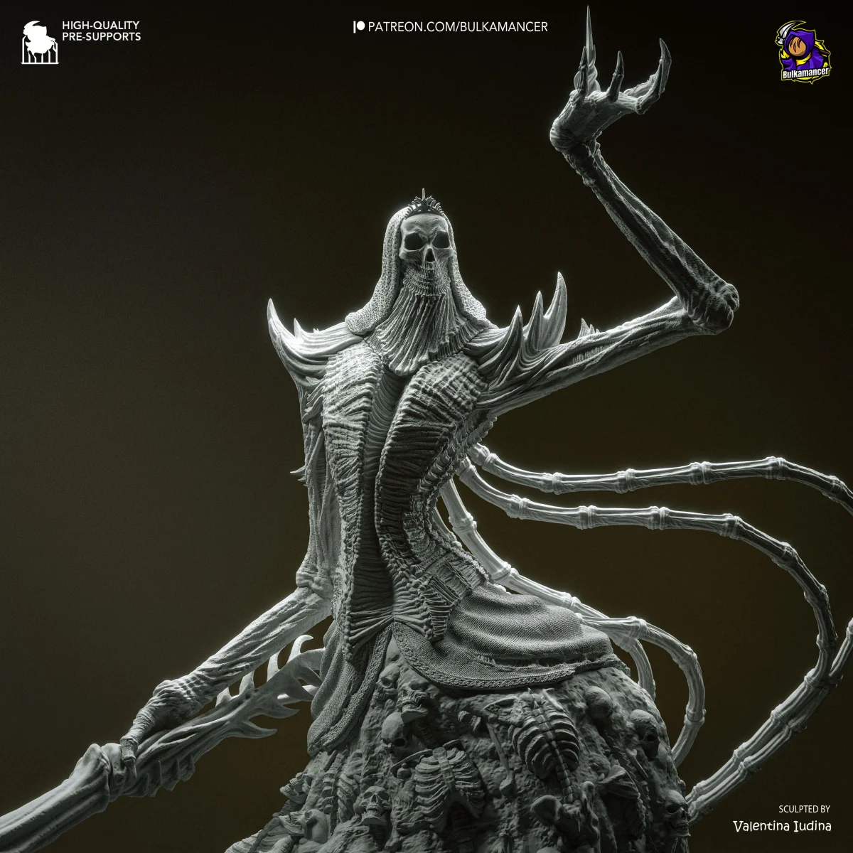 Nashandra | Fan Art | 3D Printed Resin Model Garage Kit | *Un-Painted* | Bulkamancer 6