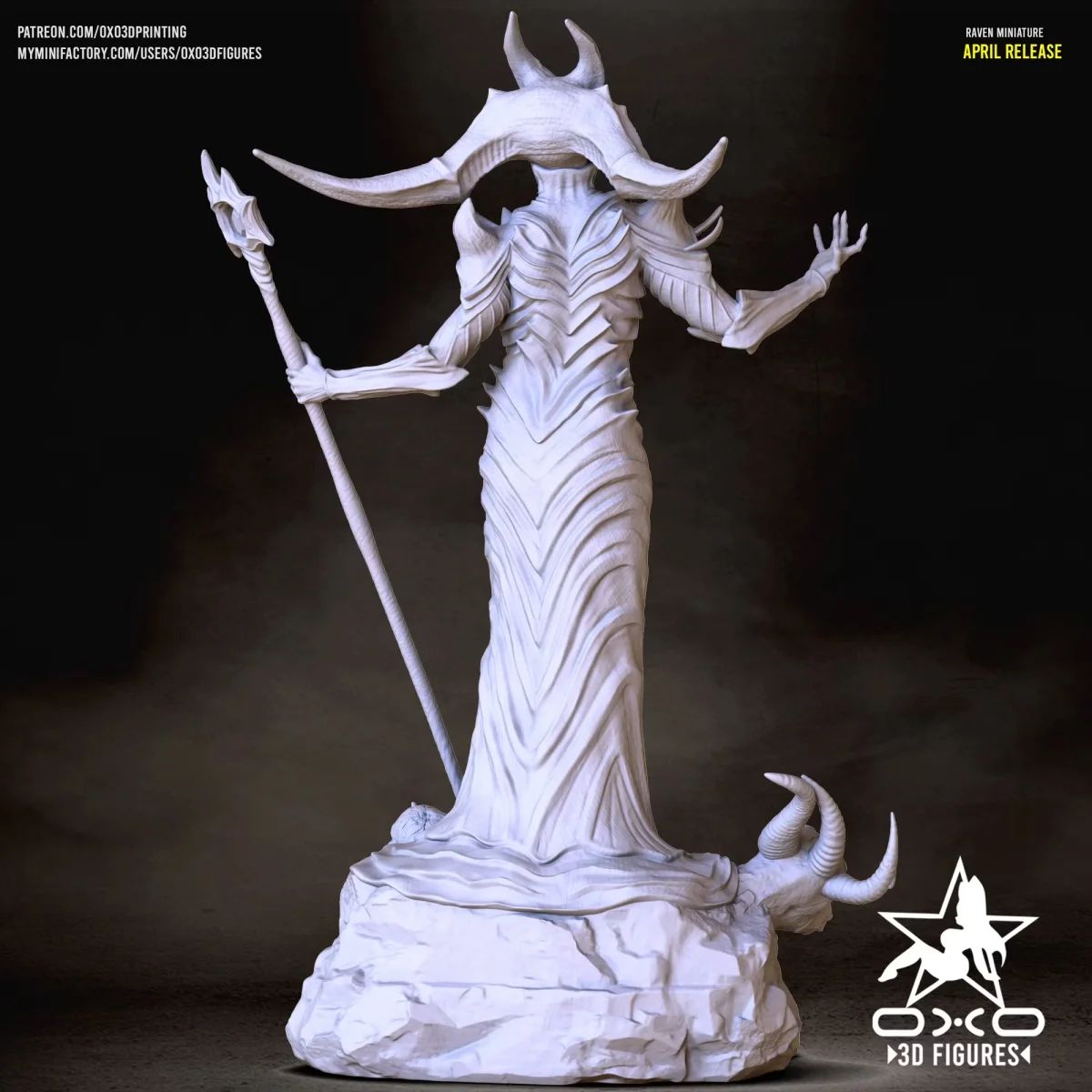 Asmodeus | Fan Art | 3D Printed Resin Model Garage Kit | *Un-Painted* | OXO3D 4