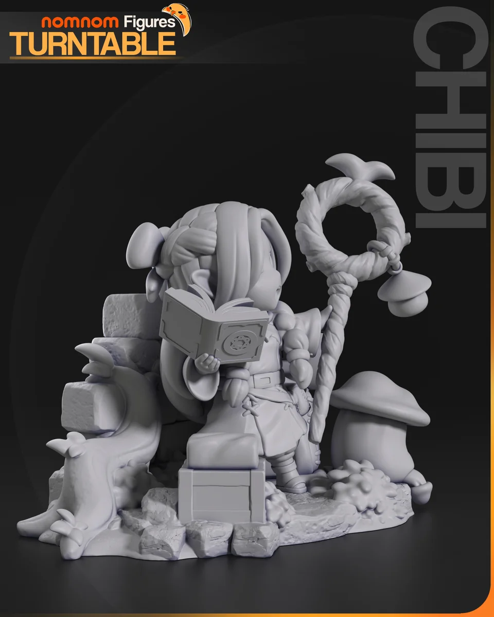 Chibi Marcille | Fan Art | 3D Printed Resin Model Garage Kit | *Un-Painted* | Nomnom 5