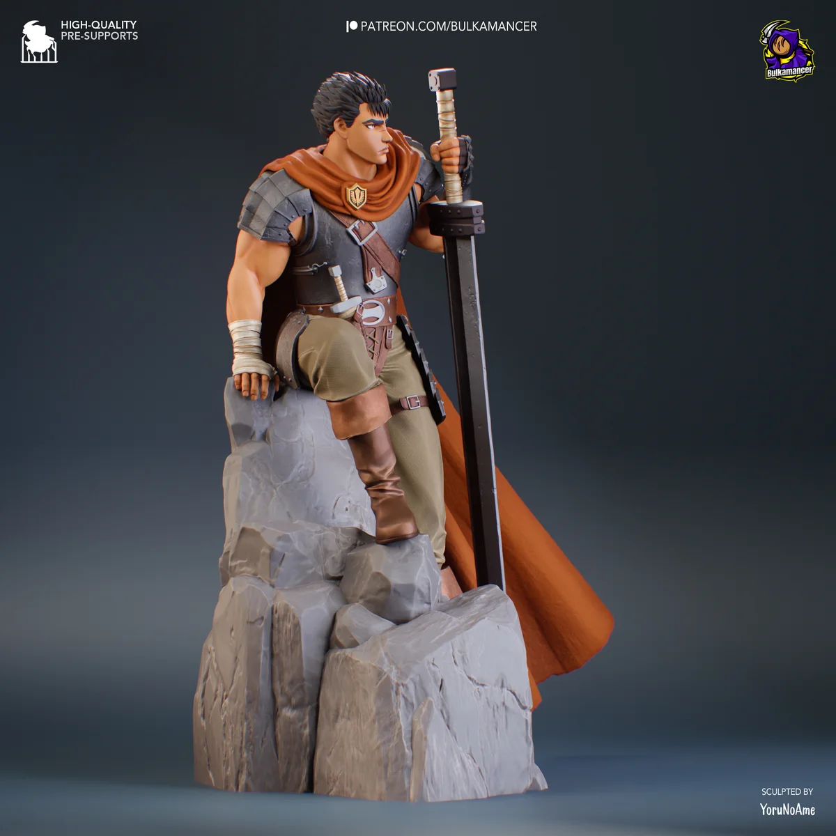 Guts | Fan Art | 3D Printed Resin Model Garage Kit | *Un-Painted* | Bulkamancer 4