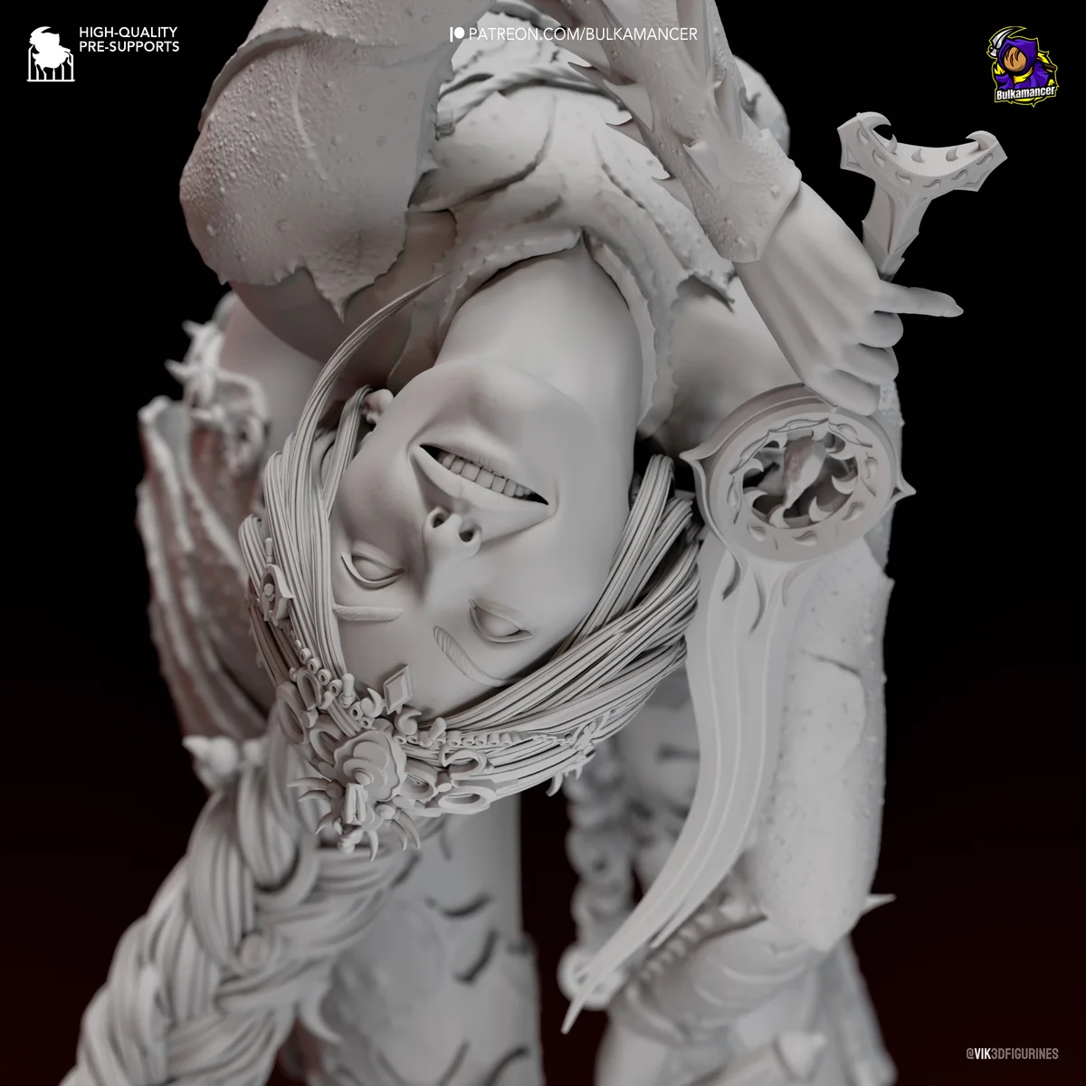 Orin the Red | Fan Art | 3D Printed Resin Model Garage Kit | *Un-Painted* | Bulkamancer 11