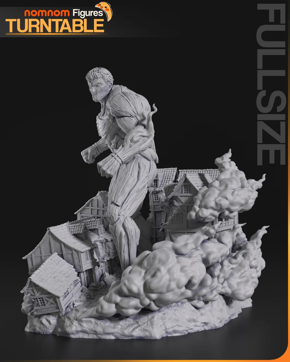 Armored Titan | Fan Art | 3D Printed Resin Model Garage Kit | *Un-Painted* | Nomnom 6