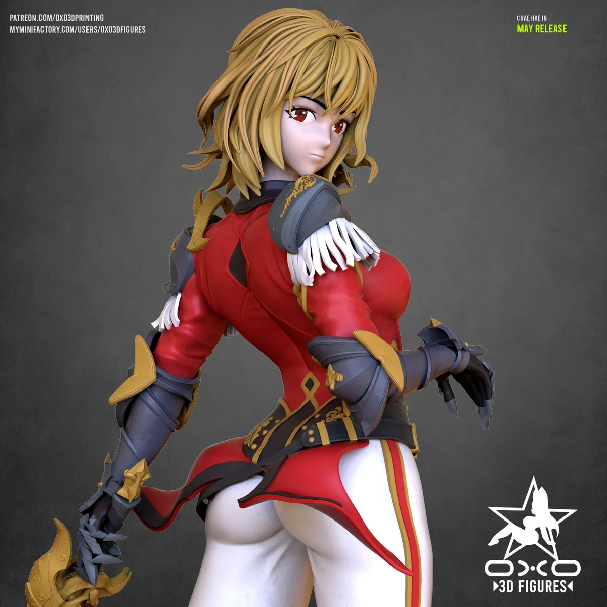 Chae Hae | Fan Art | 3D Printed Resin Model Garage Kit | *Un-Painted* | OXO3D