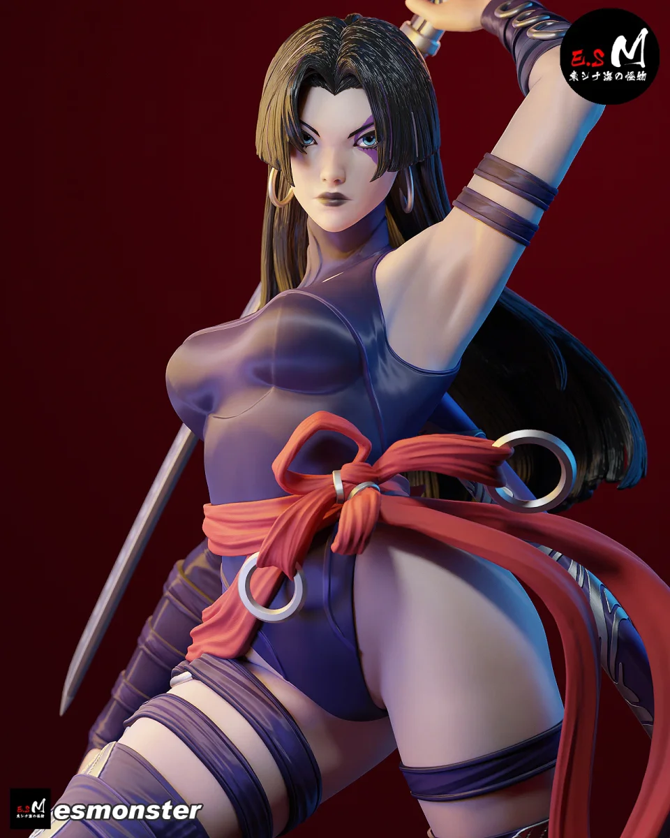 Psylocke P1 & P2 | Fan Art | 3D Printed Resin Model Garage Kit | *Un-Painted* | ES Monster 5