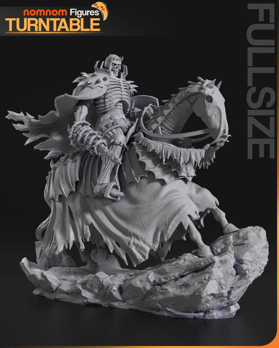 Skull Knight | Fan Art | 3D Printed Resin Model Garage Kit | *Un-Painted* | Nomnom 5