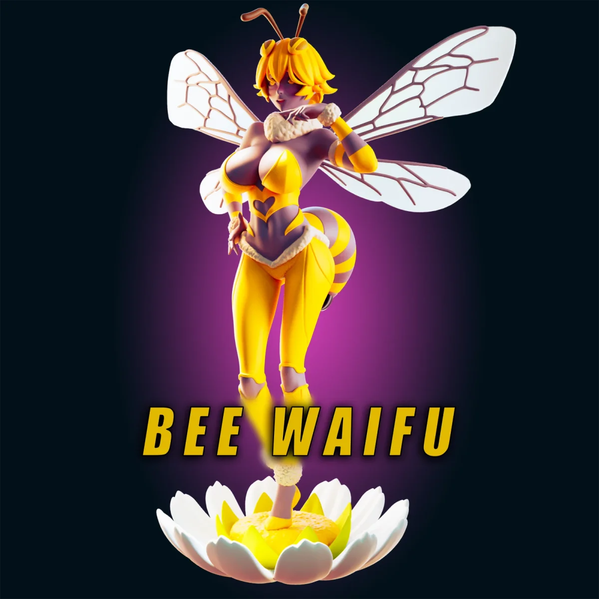 Bee | Fan Art | 3D Printed Resin Model Garage Kit | *Un-Painted* | Officer Rhu