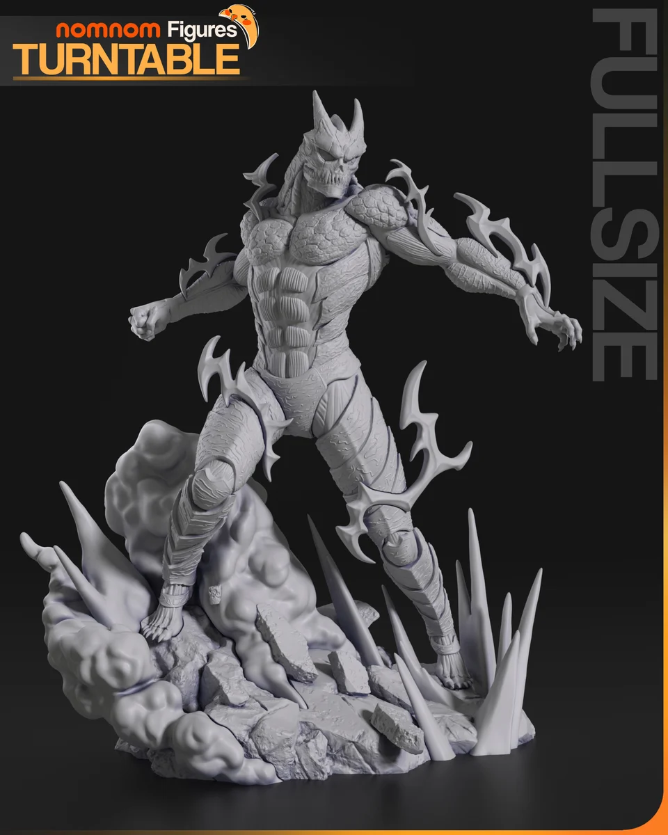 Kaiju No. 8 | Fan Art | 3D Printed Resin Model Garage Kit | *Un-Painted* | Nomnom 4