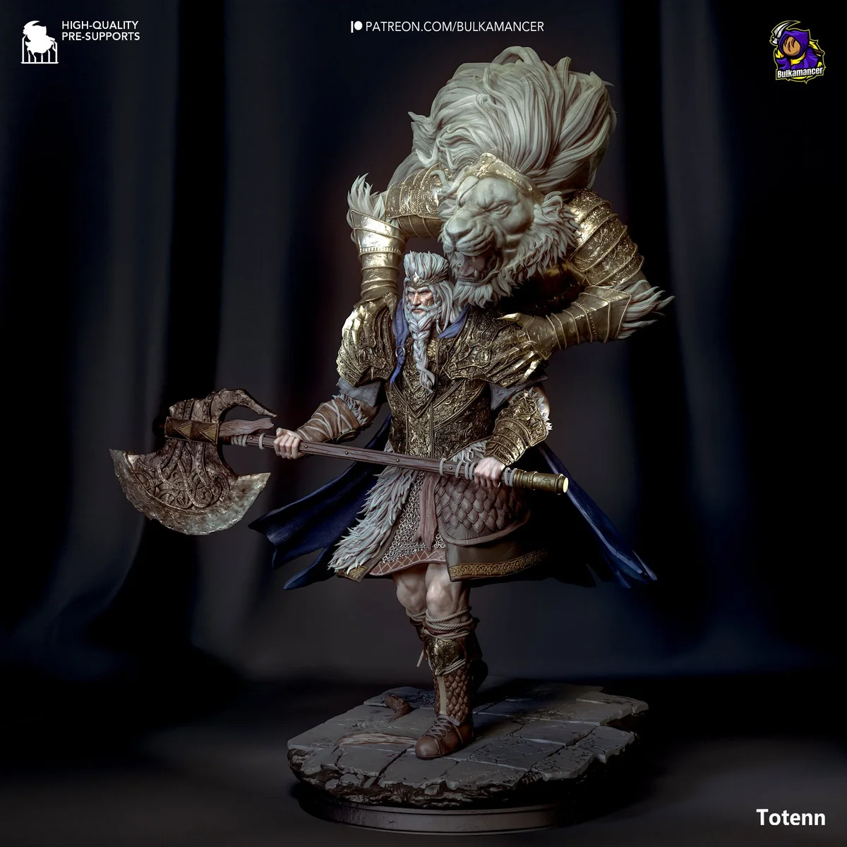 Godfrey | Fan Art | 3D Printed Resin Model Garage Kit | *Un-Painted* | Bulkamancer 3