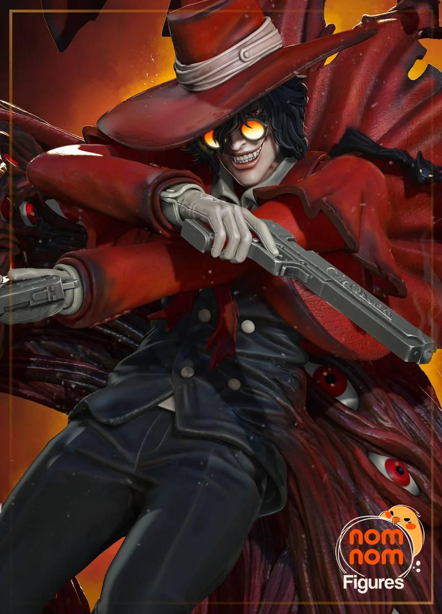Alucard | Fan Art | 3D Printed Resin Model Garage Kit | *Un-Painted* | Nomnom