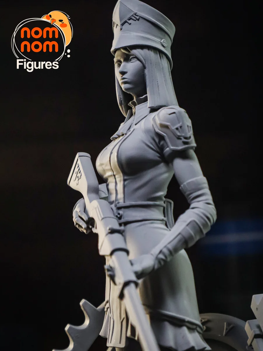 Caitlyn | Fan Art | 3D Printed Resin Model Garage Kit | *Un-Painted* | Nomnom 14