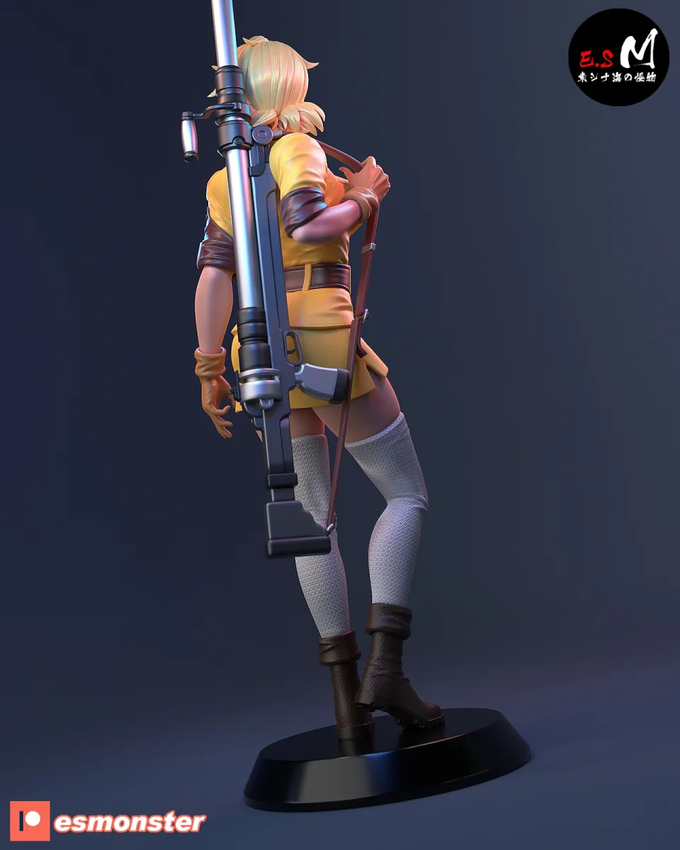Seras Victoria | Fan Art | 3D Printed Resin Model Garage Kit | *Un-Painted* | ES Monster 3