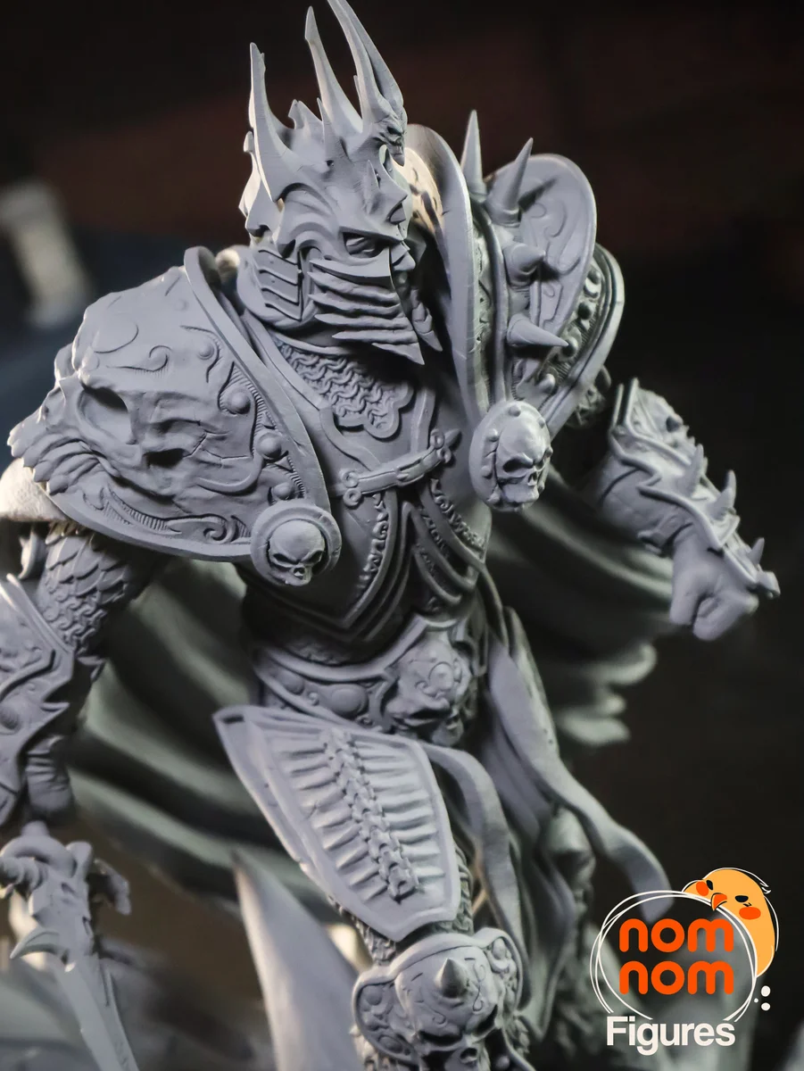 Arthas | Fan Art | 3D Printed Resin Model Garage Kit | *Un-Painted* | Nomnom 19