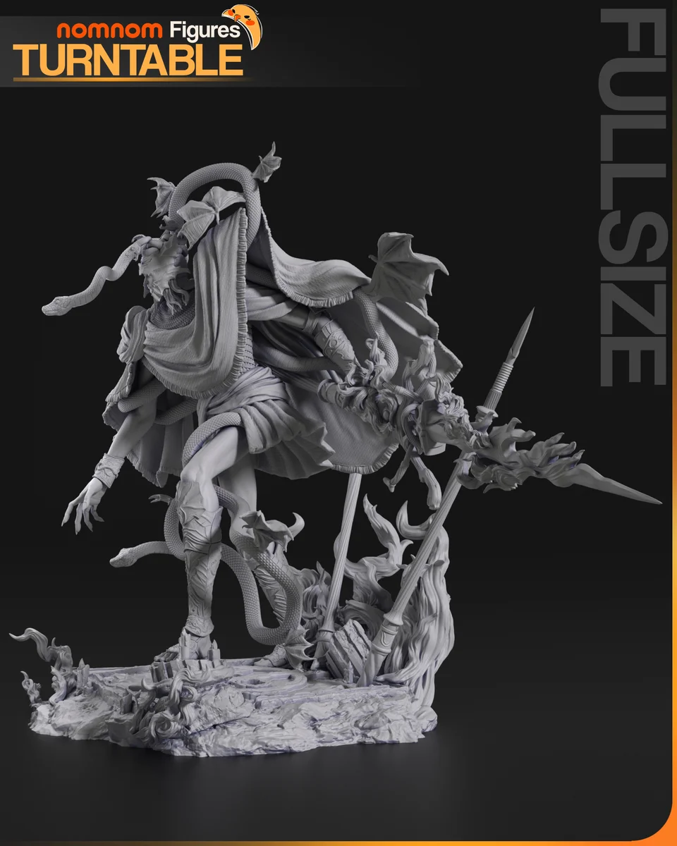 Messmer the Impaler | Fan Art | 3D Printed Resin Model Garage Kit | *Un-Painted* | Nomnom 6