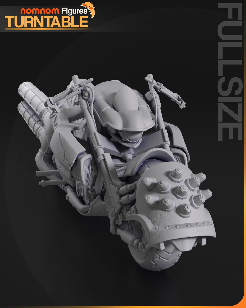 Hardy Daytona | Fan Art | 3D Printed Resin Model Garage Kit | *Un-Painted* | Nomnom 3