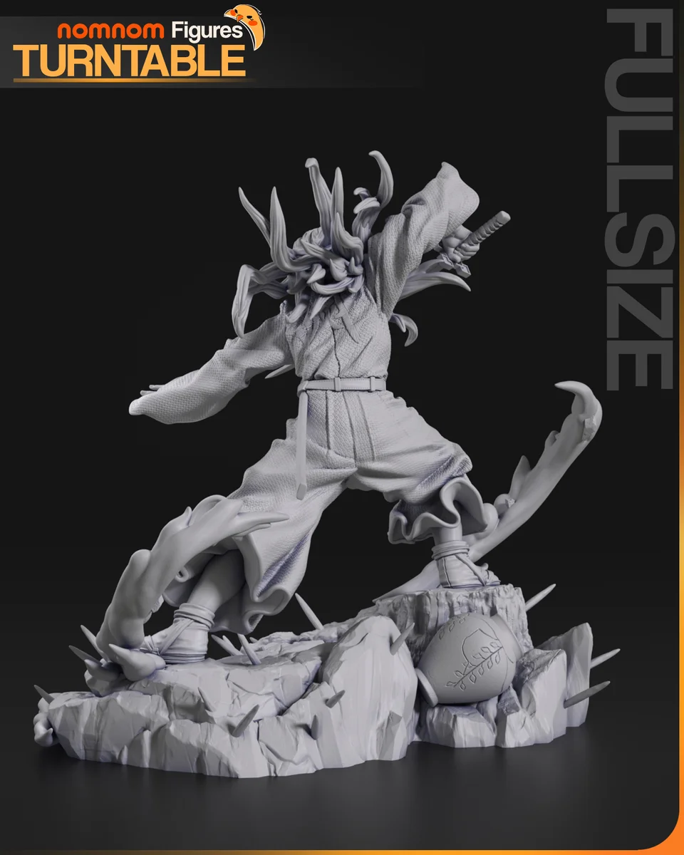 Muichiro | Fan Art | 3D Printed Resin Model Garage Kit | *Un-Painted* | Nomnom 11