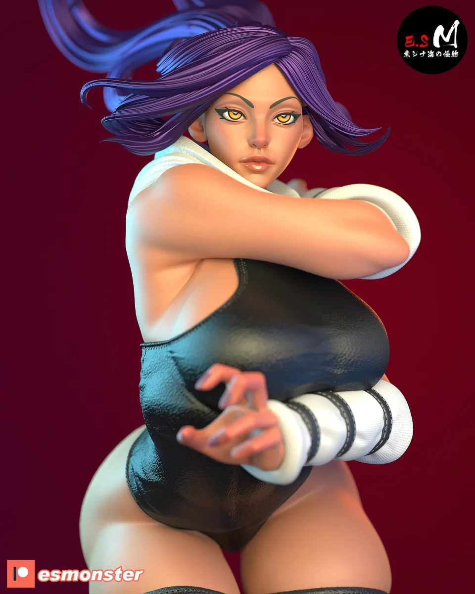 Yoruichi | Fan Art | 3D Printed Resin Model Garage Kit | *Un-Painted* | ES Monster 6