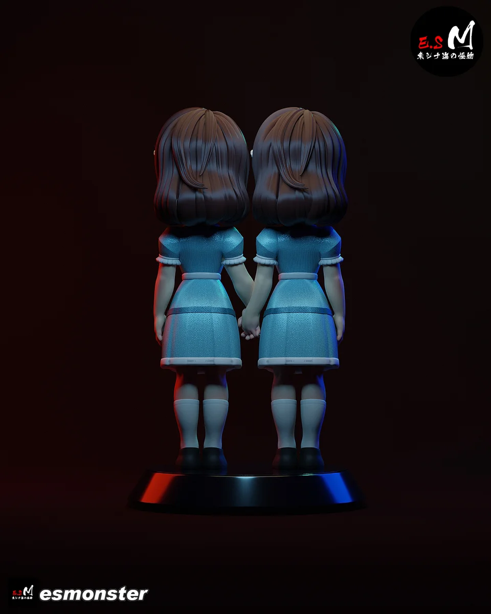 Shining Sisters | Fan Art | 3D Printed Resin Model Garage Kit | *Un-Painted* | ES Monster 5
