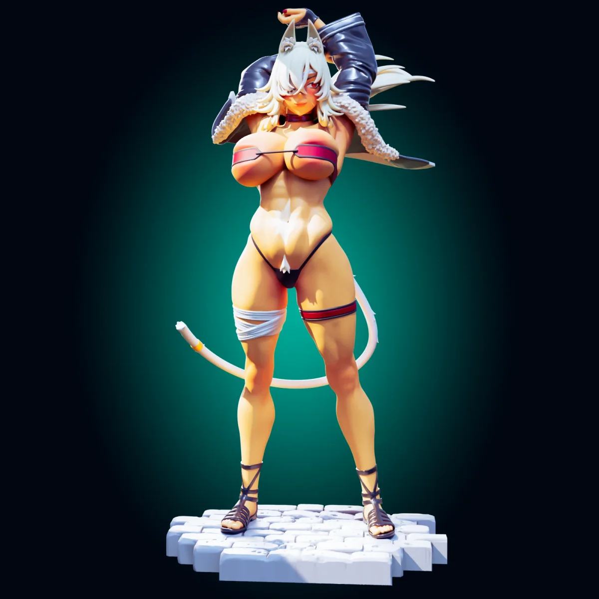 Ghislaine | Fan Art | 3D Printed Resin Model Garage Kit | *Un-Painted* | Officer Rhu 3