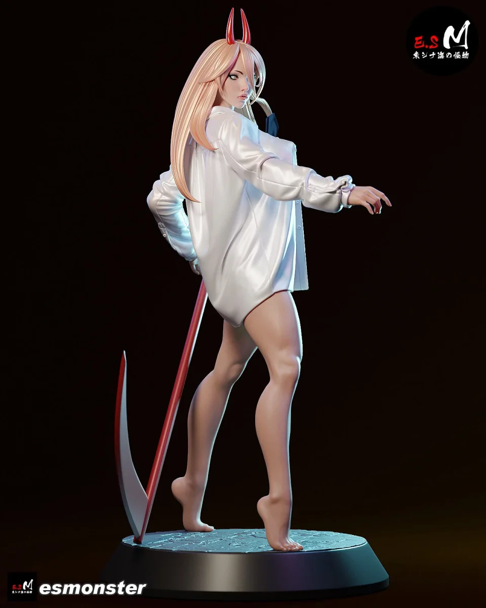 Power | Fan Art | 3D Printed Resin Model Garage Kit | *Un-Painted* | ES Monster 3