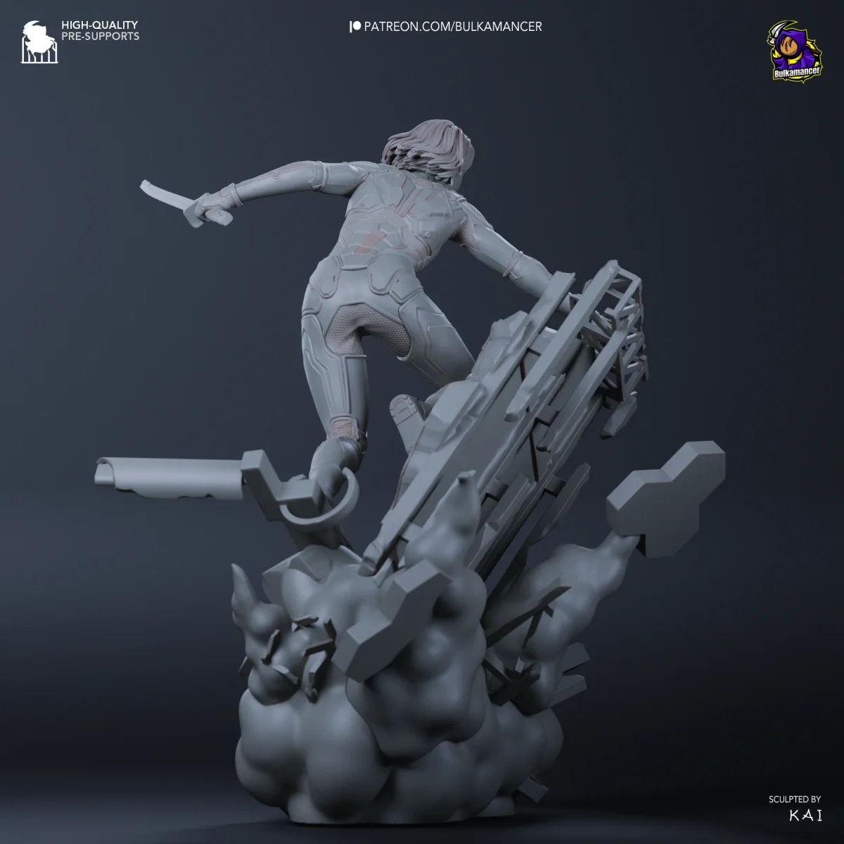 Mio | Fan Art | 3D Printed Resin Model Garage Kit | *Un-Painted* | Bulkamancer 8