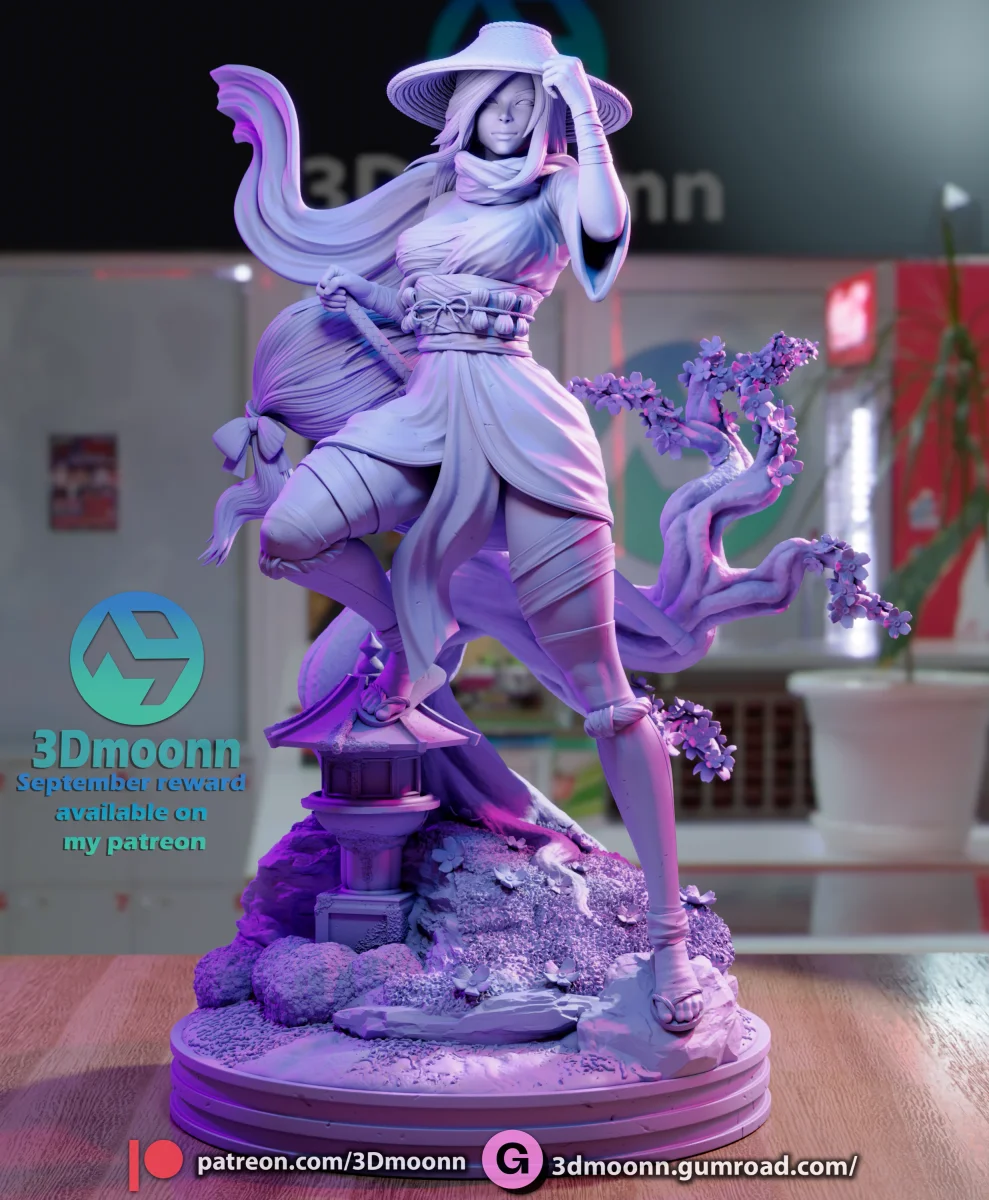 Psylocke | Fan Art | 3D Printed Resin Model Garage Kit | *Un-Painted* | 3DMoonn 5