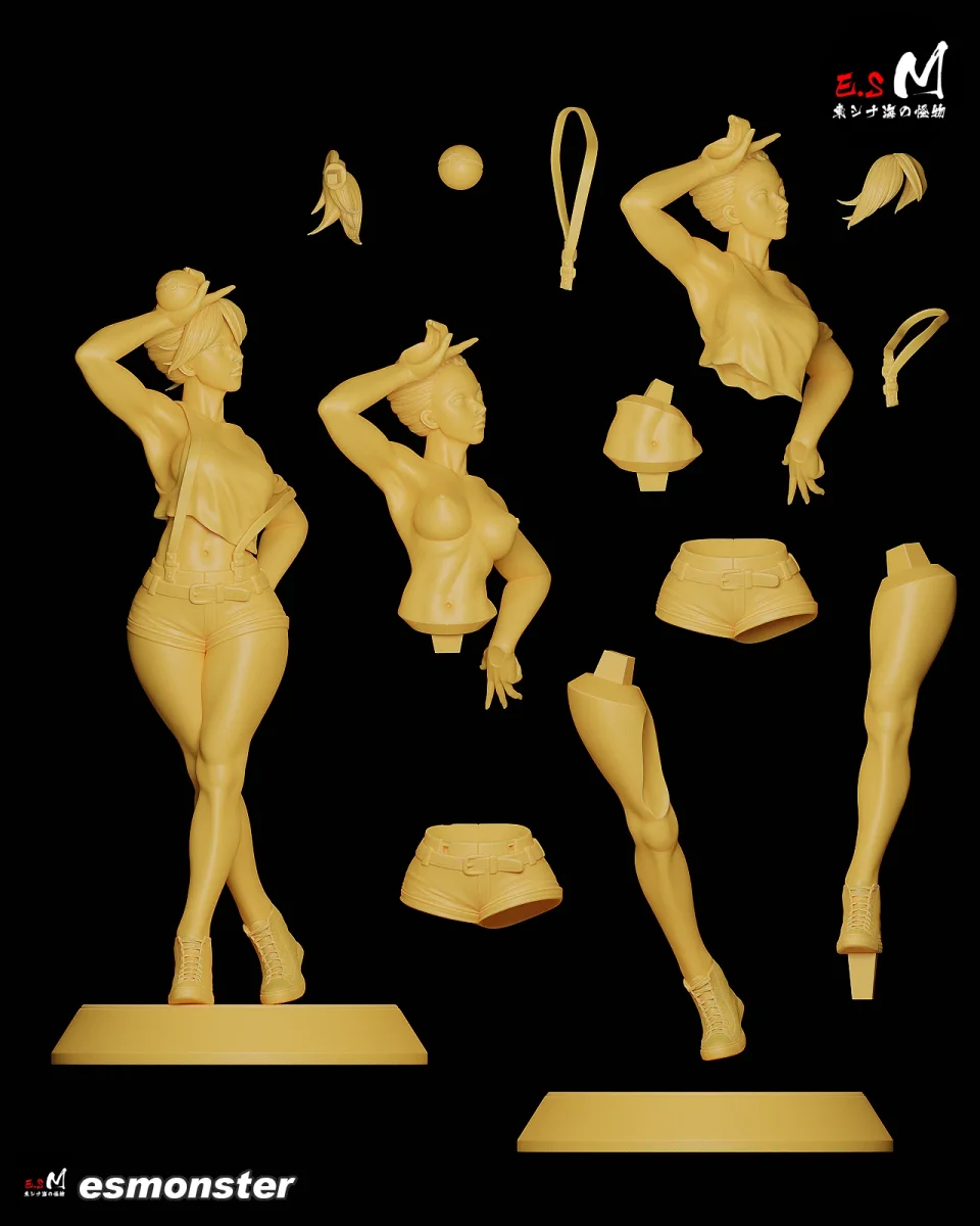 Misty | Fan Art | 3D Printed Resin Model Garage Kit | *Un-Painted* | ES Monster 6