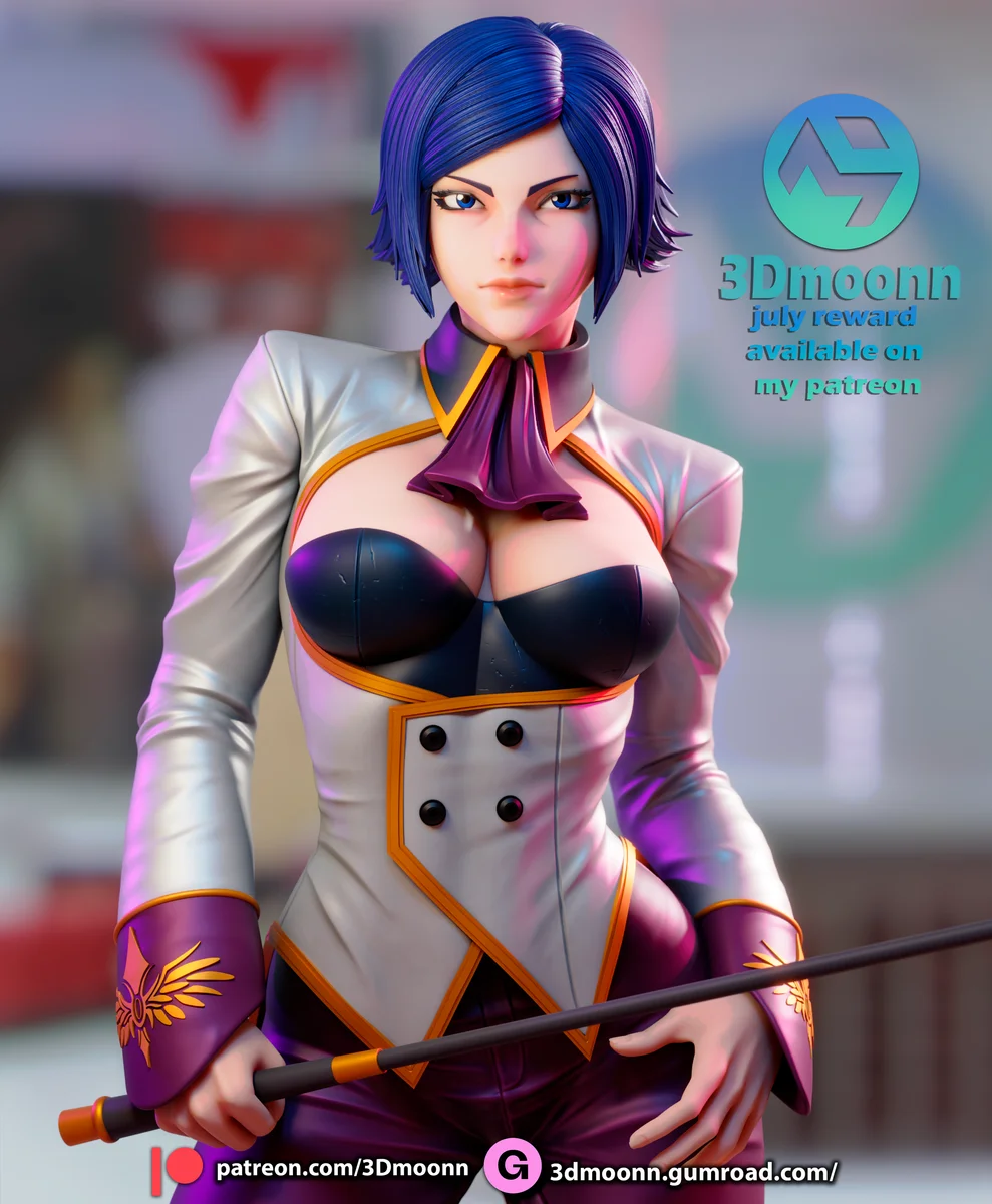 Elisabeth | Fan Art | 3D Printed Resin Model Garage Kit | *Un-Painted* | 3DMoonn