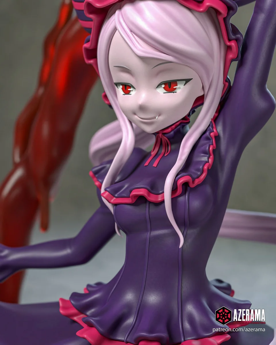 Vampire Girl | Fan Art | 3D Printed Resin Model Garage Kit | *Un-Painted* | Azerama 3