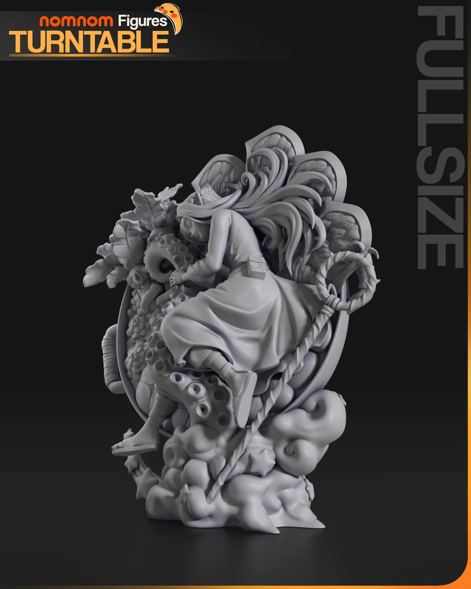 Marcille | Fan Art | 3D Printed Resin Model Garage Kit | *Un-Painted* | Nomnom 10