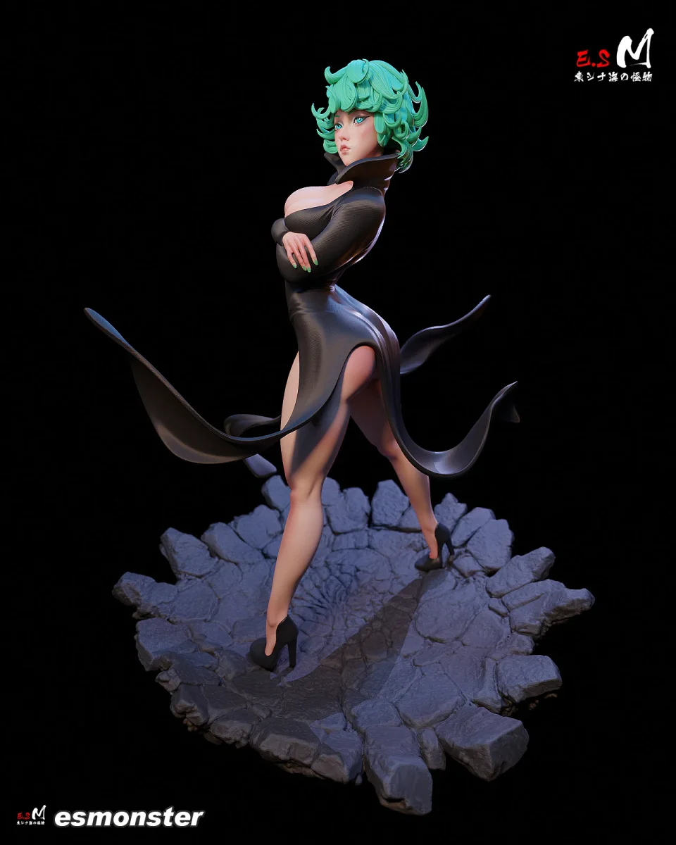Tatsumaki | Fan Art | 3D Printed Resin Model Garage Kit | *Un-Painted* | ES Monster 3