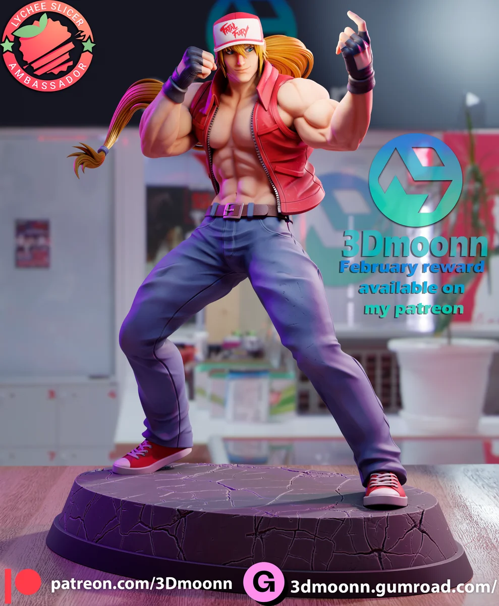 Terry | Fan Art | 3D Printed Resin Model Garage Kit | *Un-Painted* | 3DMoonn 4