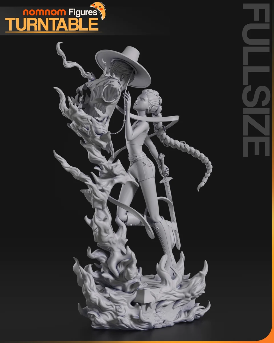 Rumi | Fan Art | 3D Printed Resin Model Garage Kit | *Un-Painted* | Nomnom 10